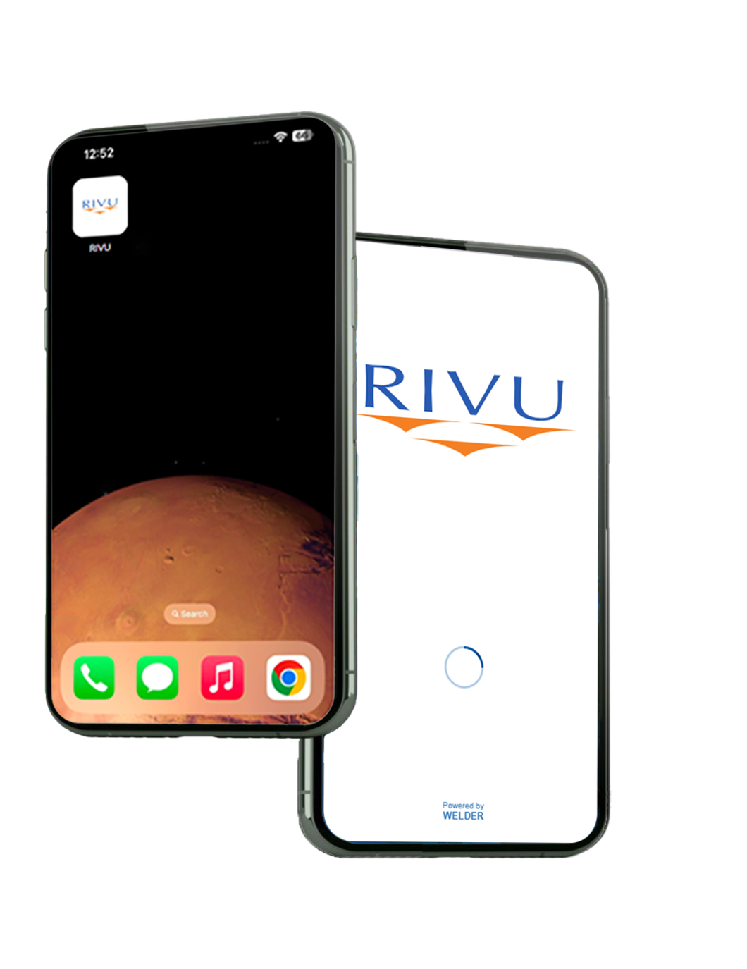 Telefoon RIVU website